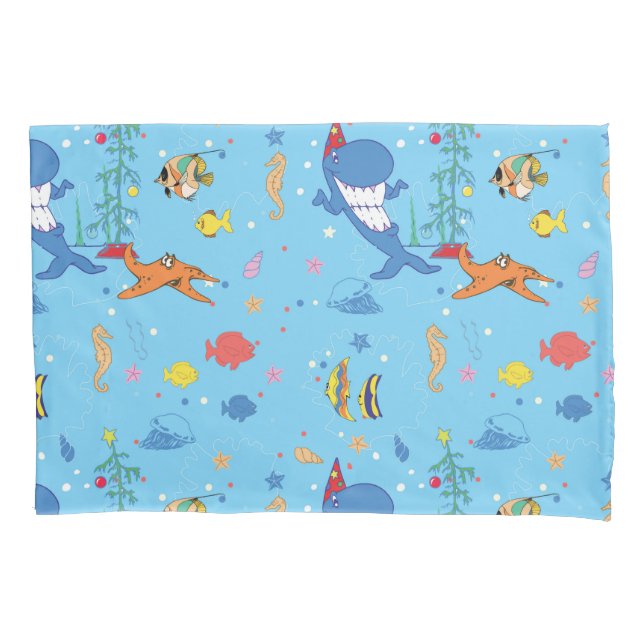 Housse D'oreillers Joyeux Noël Shark (devant)