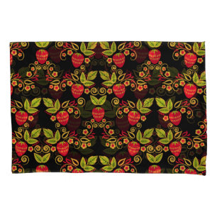 Housse D'oreillers Khokhloma Russian Berries : Style traditionnel