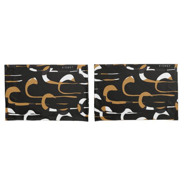 Housse D'oreillers Kismet Black chic (devant-Set)