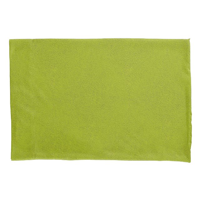 Housse D'oreillers L'air de Snuggly Chartreuse Green Suede (devant)