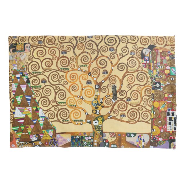 Housse D'oreillers L'arbre de vie | Gustav Klimt | (devant)