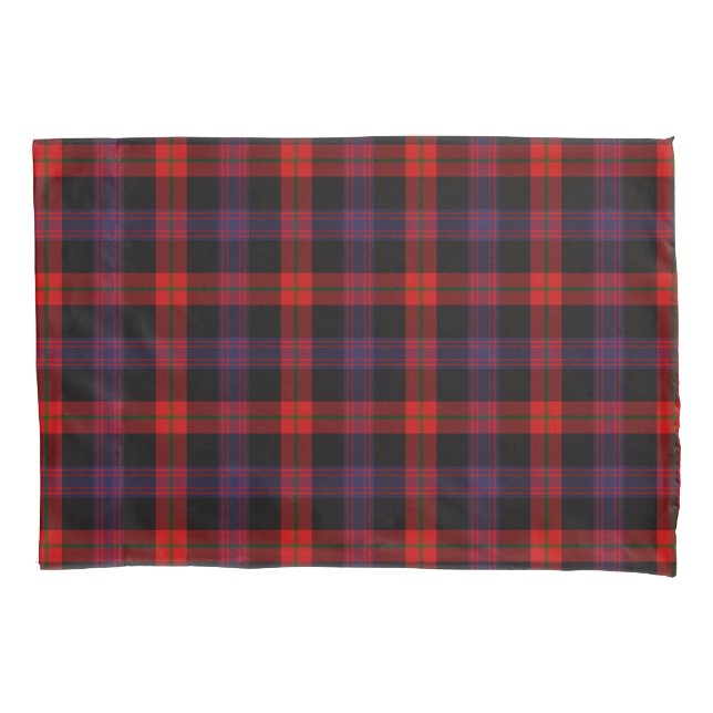 Housse D'oreillers Le clan écossais brunissent le tartan (devant)