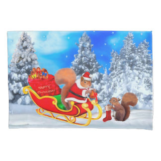 HOUSSE D'OREILLERS LE PETIT AIDE DE PÈRE NOËL