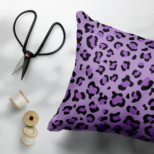 Housse D'oreillers Leopard Print, Léopard Spots, Purple Leopard