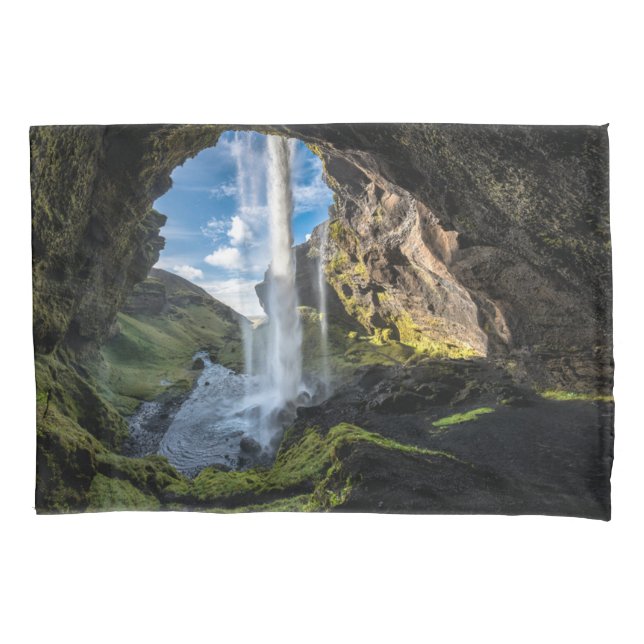 Housse D'oreillers Les cascades | Cascade islandaise (devant)