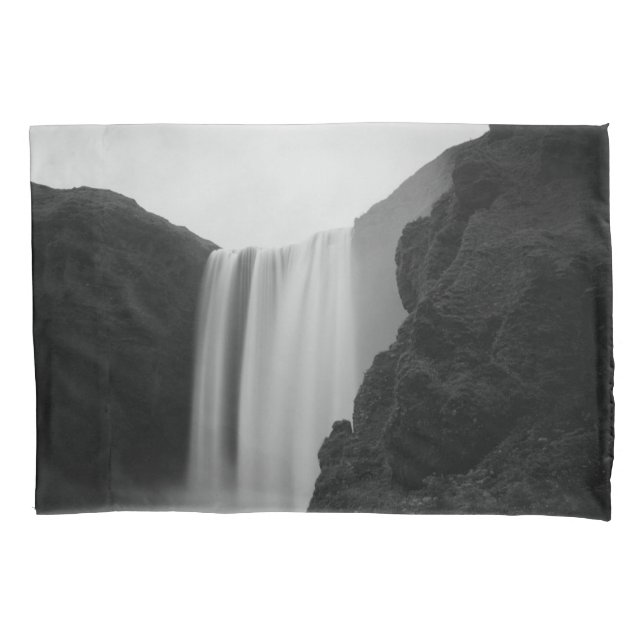 Housse D'oreillers Les cascades | Skogafoss Cascade, Islande (devant)