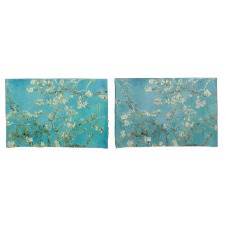 Housse D'oreillers Les fleurs d'amandiers par van Gogh