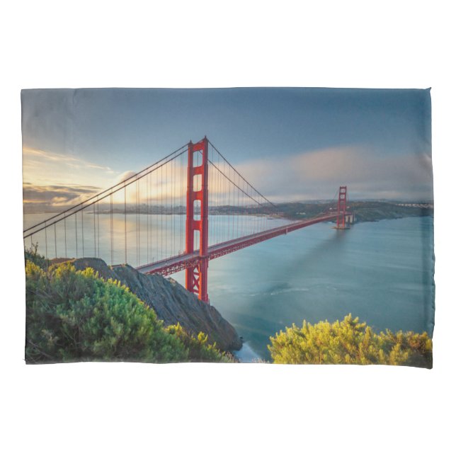 Housse D'oreillers Les monuments | Golden Gate San Francisco (devant)