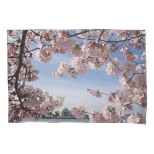 Housse D'oreillers Les monuments Jefferson Memorial Cherry Blossoms