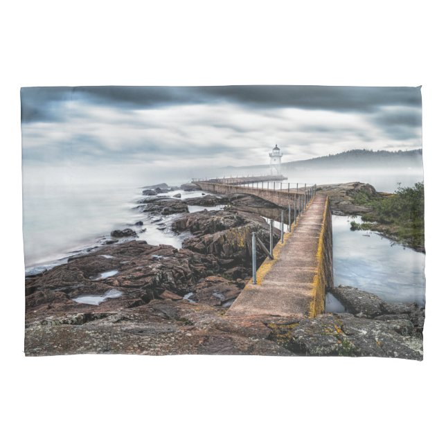 Housse D'oreillers Les phares | Phare du Grand Marais Minnesota (devant)