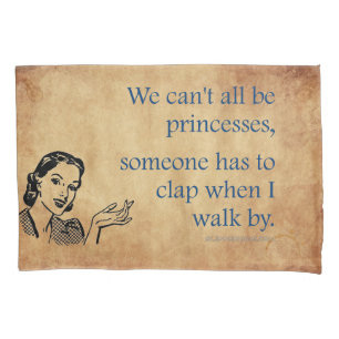 Housse D'oreillers Les princesses de SlipperyJoe applaudissent affich