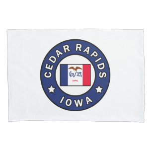 Housse D'oreillers Les rapides de cèdre Iowa
