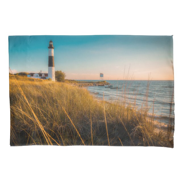 Housse D'oreillers Lighthouses | Big Sable Lighthouse Ludington (devant)