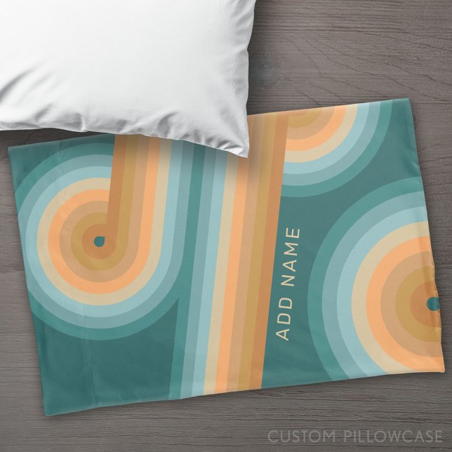 Housse D'oreillers Ligne rétro Couleur sud-ouest de l'art (Custom Pillowcase)