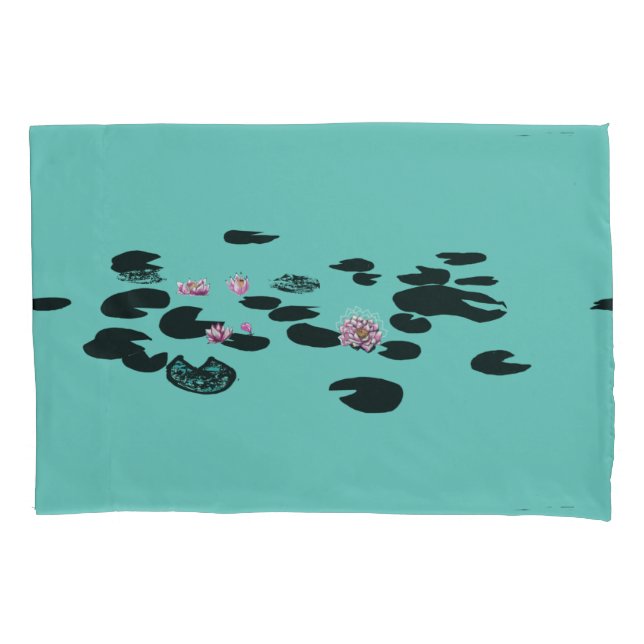 Housse D'oreillers lily pads (devant-gauche)