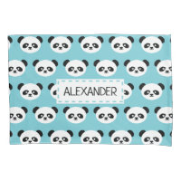 L'ours panda personnalisé par bleu badine Kawaii
