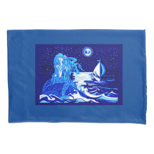 Housse D'oreillers Lune de Mermaid