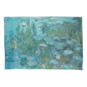 Housse D'oreillers Lys d'eau (par Claude Monet, 1915)