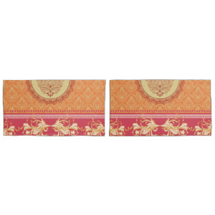 HOUSSE D'OREILLERS MADURAI ~ COQUES COUSSIN