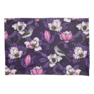 Housse D'oreillers Magnolia en floraison et tireur 4