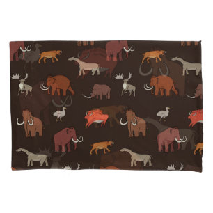 Housse D'oreillers Mammoth Era : Préhistorique Motif à thème.