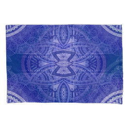 Housse D'oreillers Mandalas en motifs mixtes bleu néerlandais