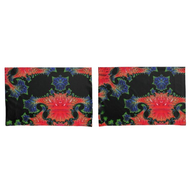 Housse D'oreillers Mandelbrot Garden Coussin Coques  (devant-Set)