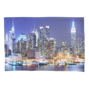 Housse D'oreillers Manhattan La Nuit