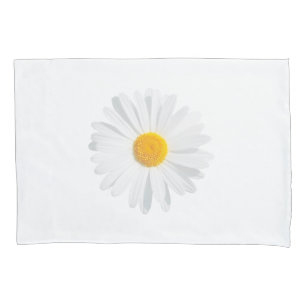 Housse D'oreillers marguerite blanche