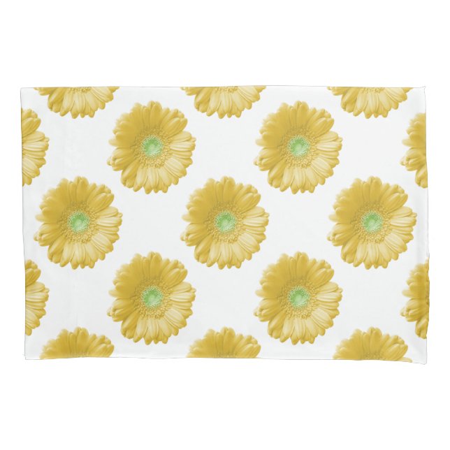 Housse D'oreillers Marguerite jaune (devant)