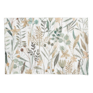 Housse D'oreillers Meadow Fleurs sauvages : Aquarelle Charme.