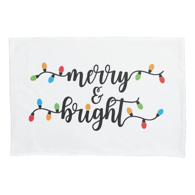 Housse D'oreillers Merry & Bright Pillowcase (devant)