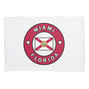 Housse D'oreillers Miami Floride