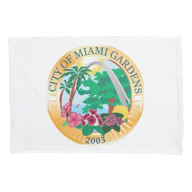 Housse D'oreillers Miami Gardens (Floride) City Seal (devant-gauche)