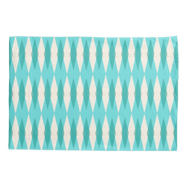 Housse D'oreillers Midcentury Modern Argyle Pillowcase (Dos)