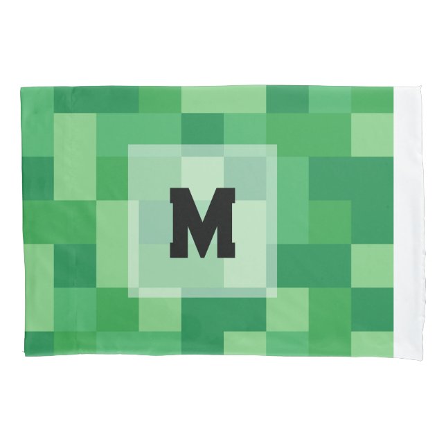 Housse D'oreillers Minecraft Monogram Pillow case (devant)