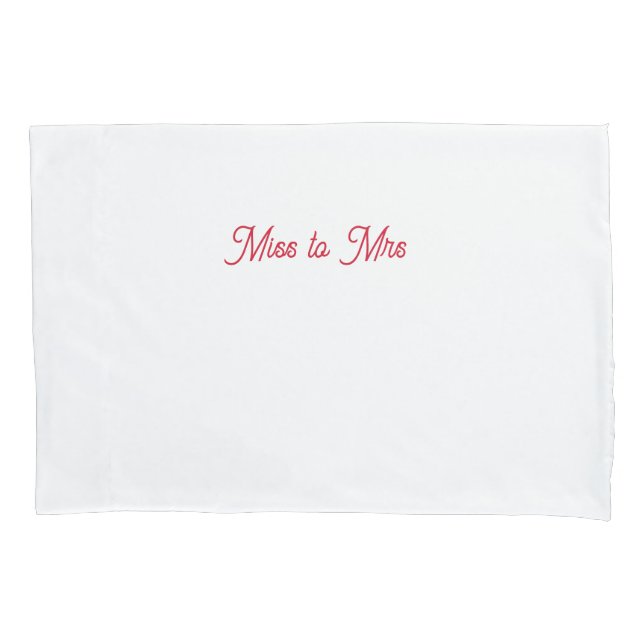 Housse D'oreillers Mlle à Mme pillowcase (devant)