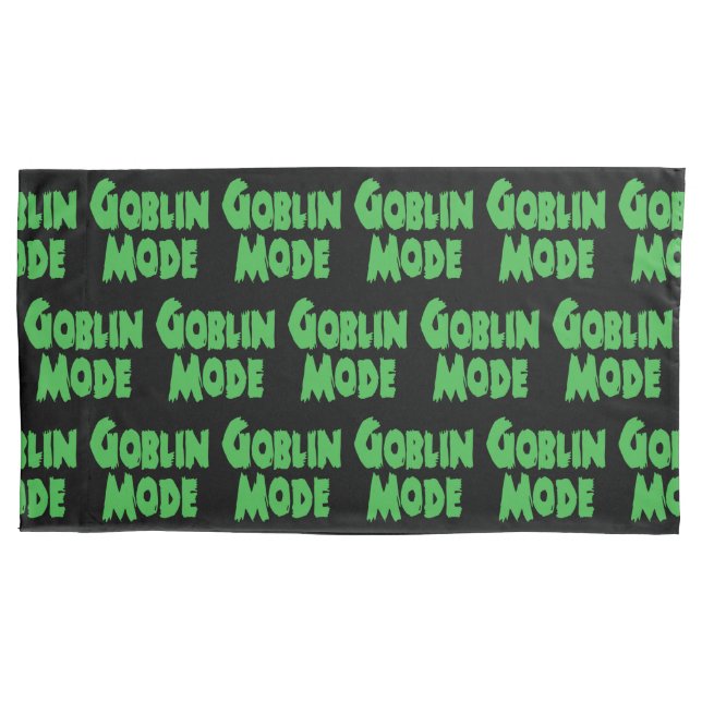 HOUSSE D'OREILLERS MODE GOBLIN (devant-gauche)