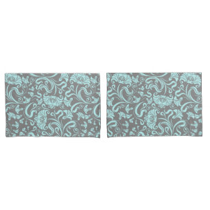Housse D'oreillers Modèle Floral/Damask