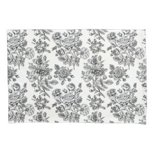 Housse D'oreillers Modèle Floral Rose vintage