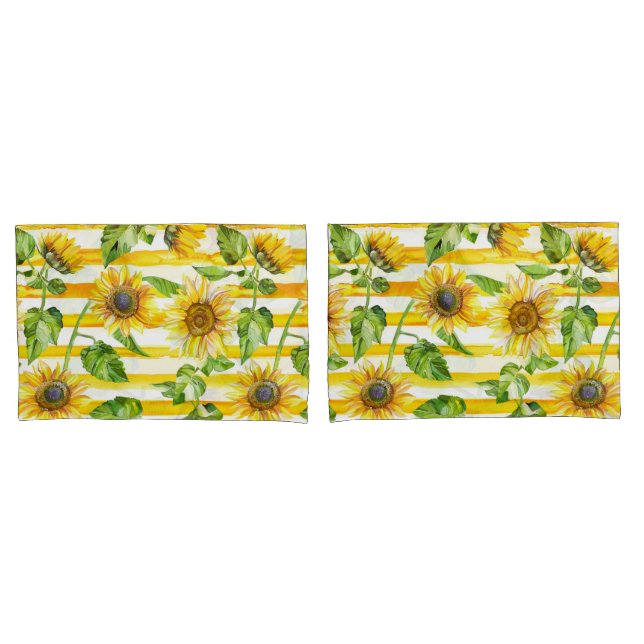 Housse D'oreillers Modern Bedroom Pillowcases FlowersPattern Matching (devant-Set)