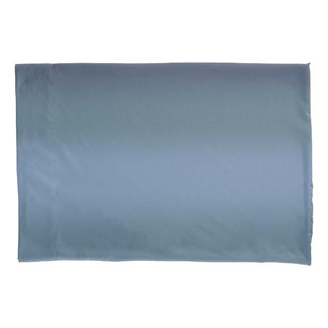 Housse D'oreillers Moderne bleu marine couleur dégradé (devant)