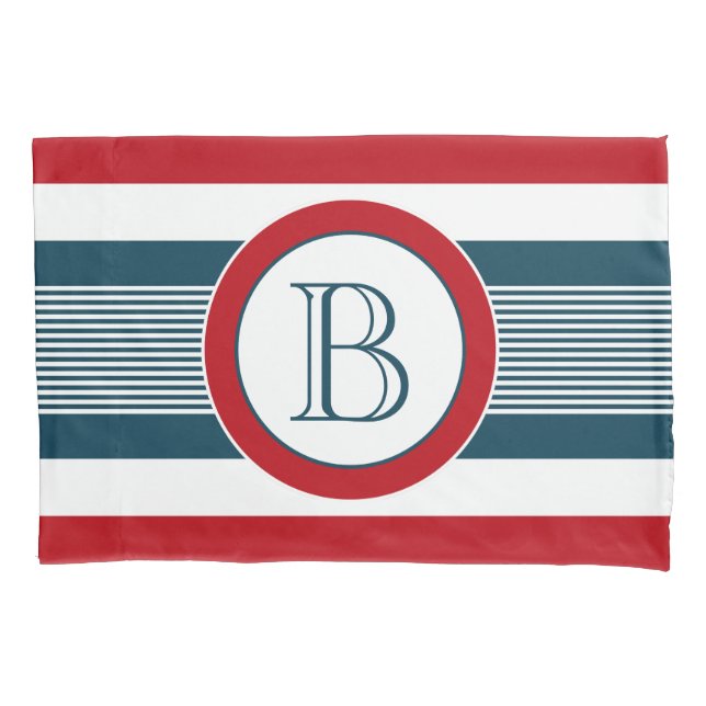 Housse D'oreillers Monogram design (devant)