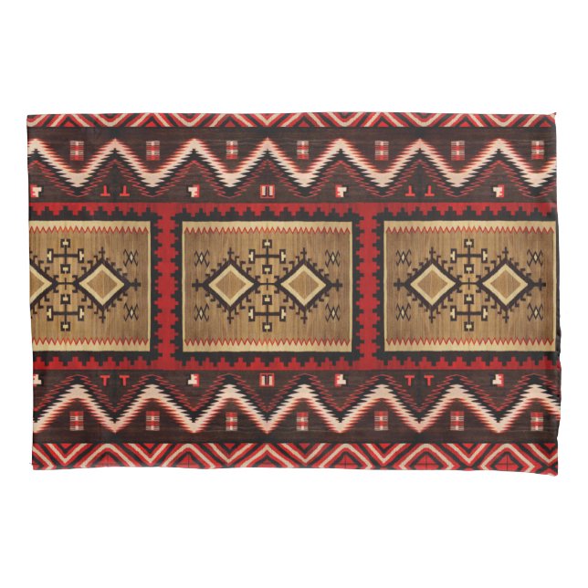 Housse D'oreillers Motif amérindien (devant)