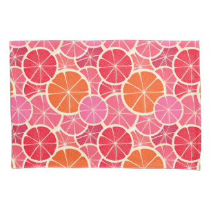 Housse D'oreillers Motif aux agrumes d'orange et de pamplemousse