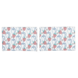 Housse D'oreillers ٍ Motif aux fraises