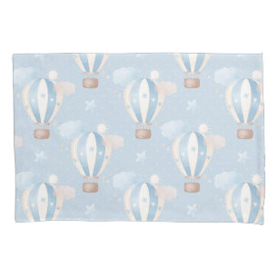 Housse D'oreillers Motif Ballons Bleus