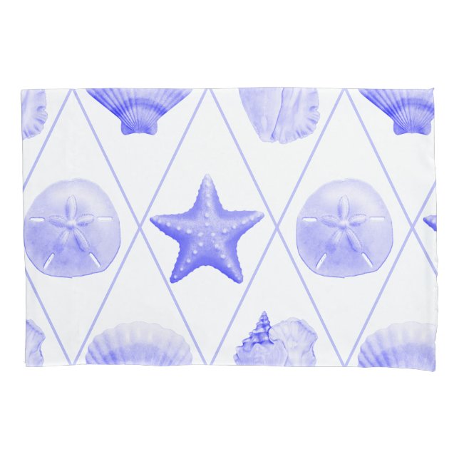 Housse D'oreillers Motif Beach Seashell (devant)