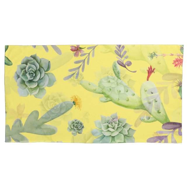 Housse D'oreillers Motif Cactus 9 (devant)