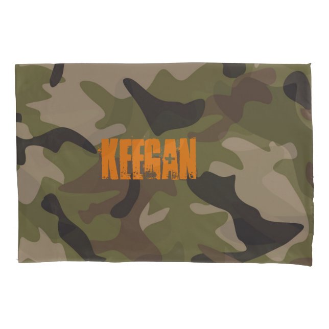 Housse D'oreillers Motif Camo (devant)